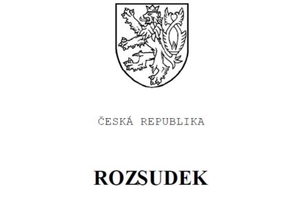rozsudek