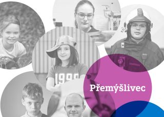 Pozvánka na vernisáž výstavy Přemýšlivec (1)
